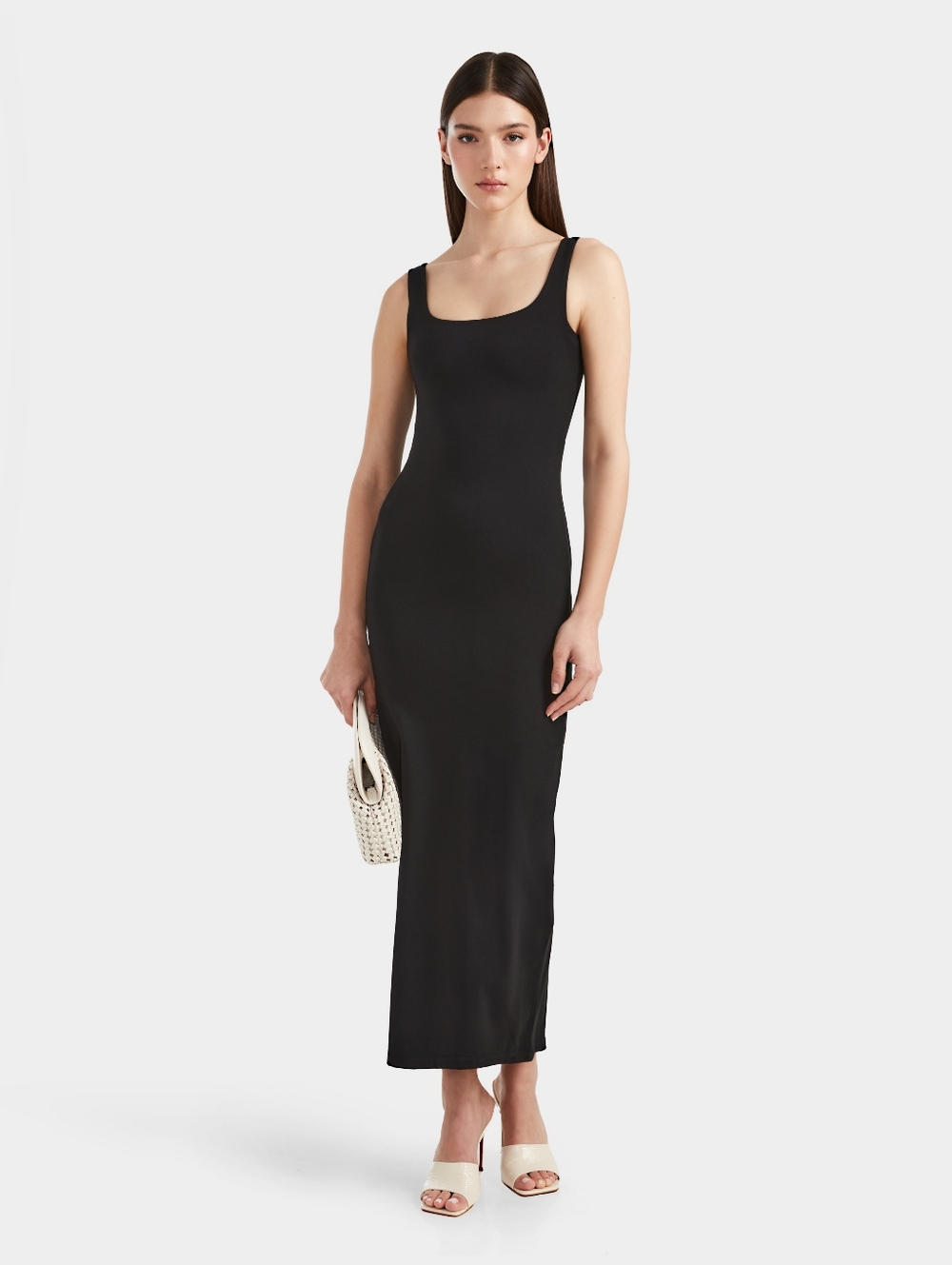 RUDSAK Black Sleeveless Maxi Dress NWT